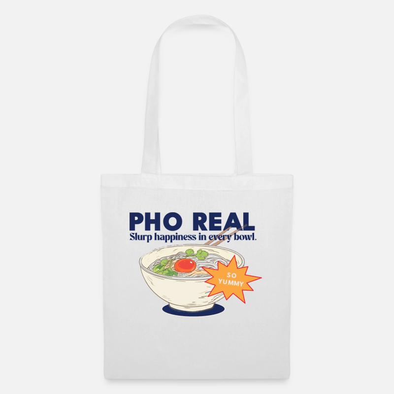 pho real - Stoffbeutel - Weiß