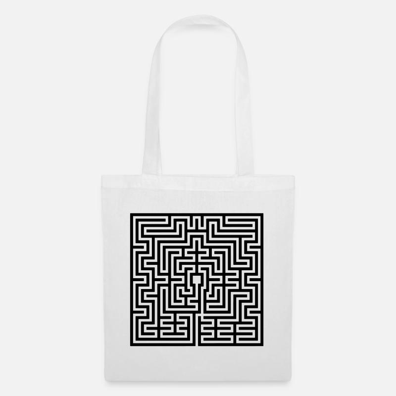 Labyrinth - Tote Bag - white