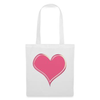Heart ❤️ Love - Tote Bag - white - Front