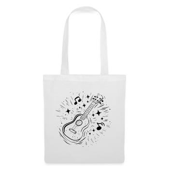 Ukulele Line Art - Tote Bag - white - Front