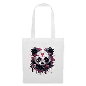 Panda - Sac en tissu - blanc - Devant