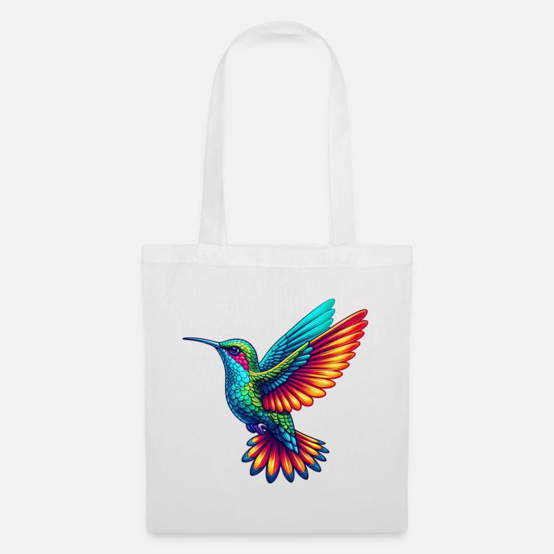 Kolibri - Stoffbeutel - Weiß