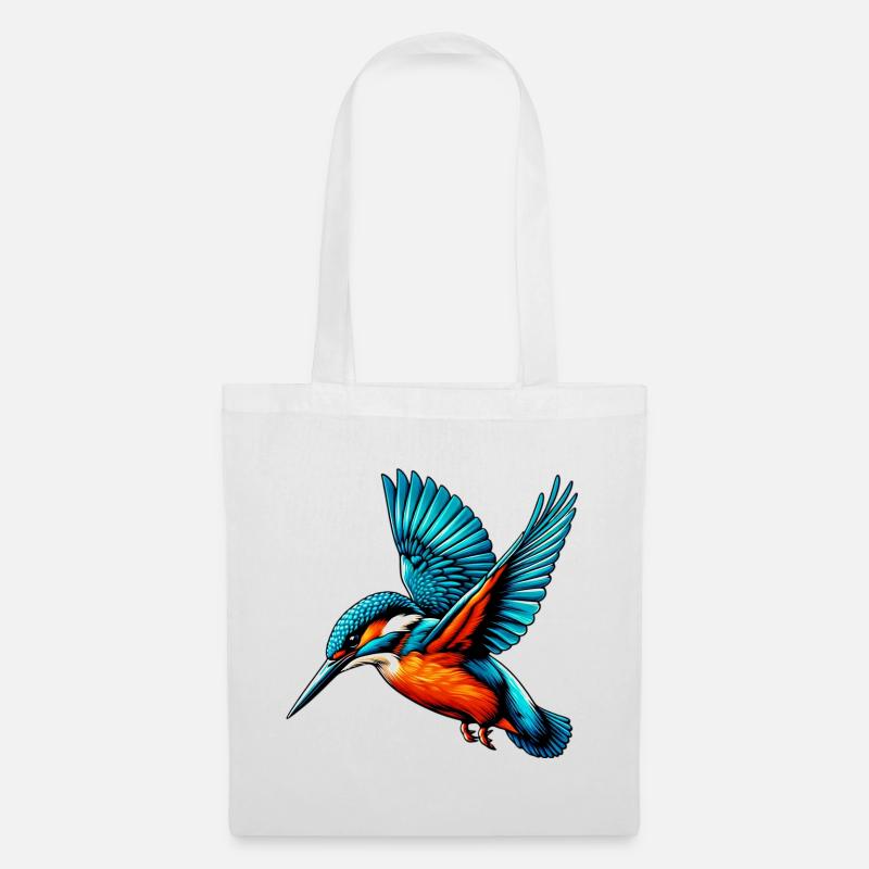 Eisvogel - Stoffbeutel - Weiß
