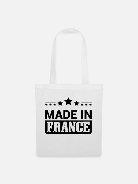 made in france - Stoffbeutel - Weiß