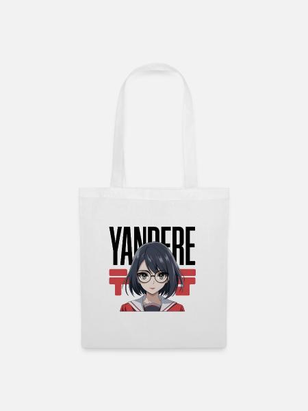 Yandere Simple Woman - Stoffbeutel - Weiß