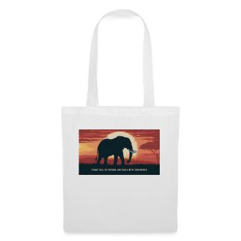 Elephant´s way - Tote Bag - white - Front