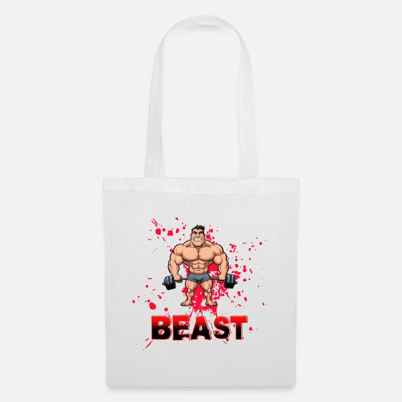 Beast - Tote Bag - white