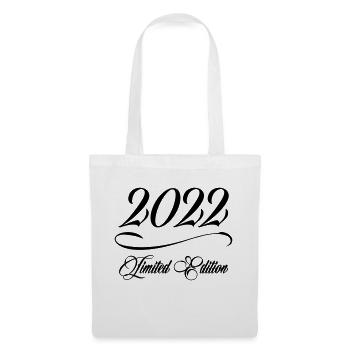Limited Edition 2022 - Geburtstag 2022 - Stoffbeutel - Weiß - Vorne