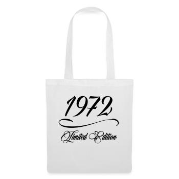 Limited Edition 1972 - Geburtstag 1972 - Stoffbeutel - Weiß - Vorne