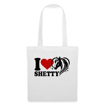 I love horse Shetty - Tote Bag - white - Front