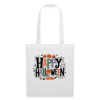 Happy Halloween - Sac en tissu - blanc - Devant