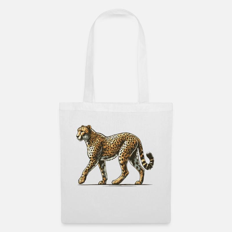 Cheetah - Tote Bag - white