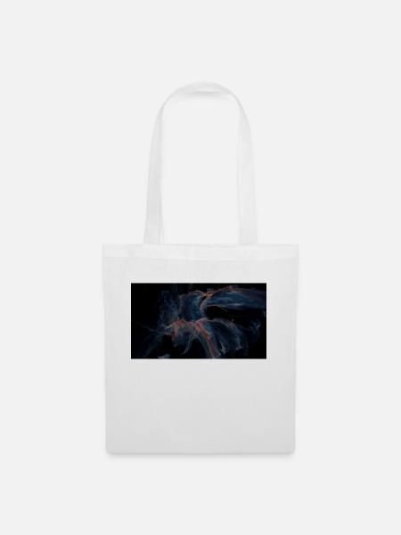3D Interstellare Galaxy - Stoffbeutel - Weiß