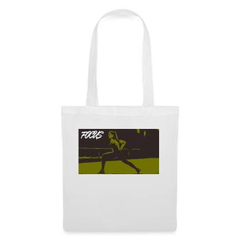 FOCUS_oliv - Tote Bag - white - Front