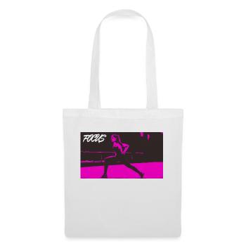 FOCUS_pink - Tote Bag - white - Front