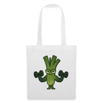 Leek Exercise Machine Shimmying Dumbbell Fitness - Sac en tissu - blanc - Devant