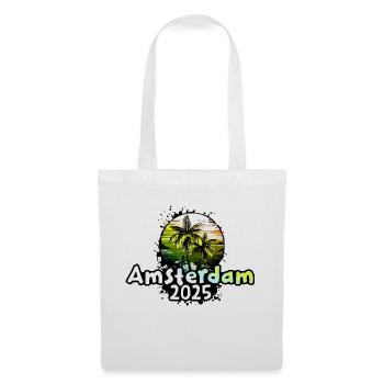 Amsterdam 2025 Holiday Palm Trees - Tote Bag - white - Front