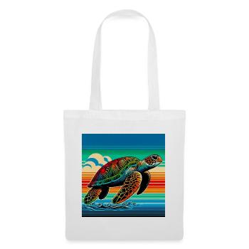 turtle - Tote Bag - white - Front