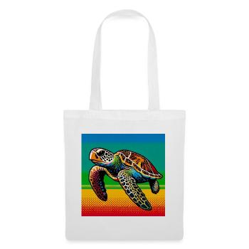 turtle - Tote Bag - white - Front
