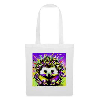 hedgehog - Tote Bag - white - Front