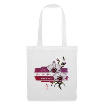 Orchid Bloom With Grace - Tote Bag - white - Front