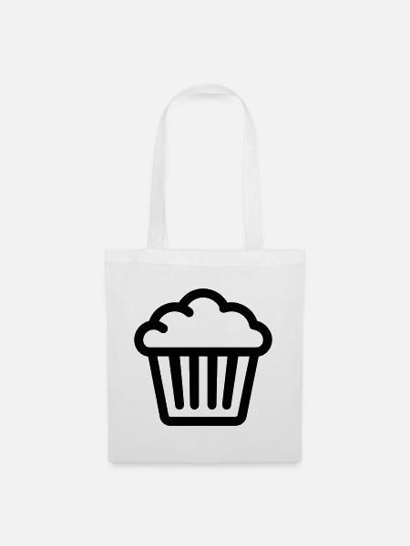 Muffin - Stoffbeutel - Weiß