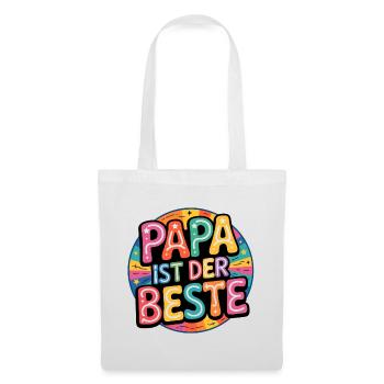 DAD IS THE BEST - Tote Bag - white - Front