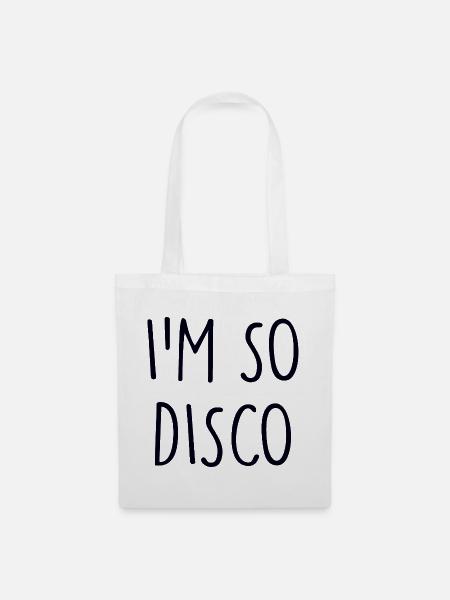 Disco - Stoffbeutel - Weiß