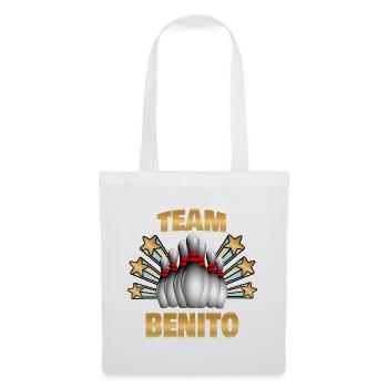 Cadeau pour Benito - Sac en tissu - blanc - Devant