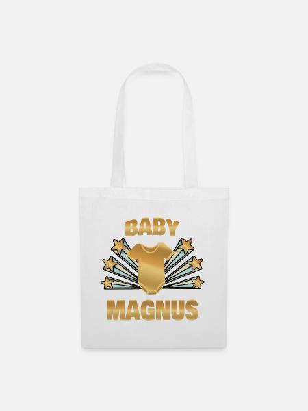 Geschenk für Magnus - Stoffbeutel - Weiß