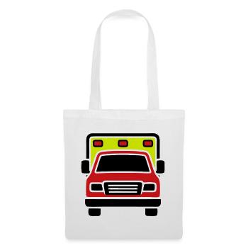 Ambulance Ambulance Front - Sac en tissu - blanc - Devant