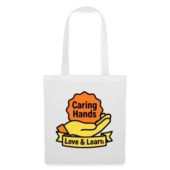 Kita Coat of Arms Caring Hands Logo - Tote Bag - white - Front