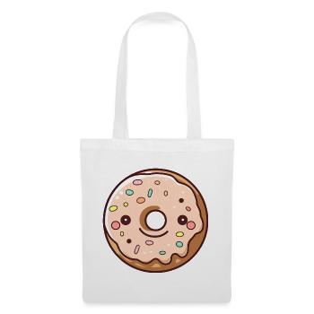 Kawaii Donut Scatter Decoration - Tote Bag - white - Front