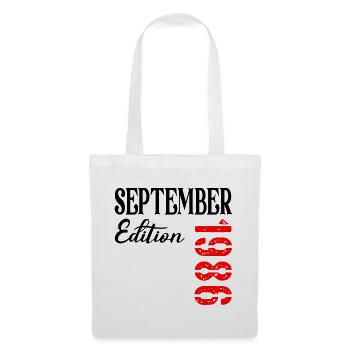 40e anniversaire septembre 1986 - Sac en tissu - blanc - Devant