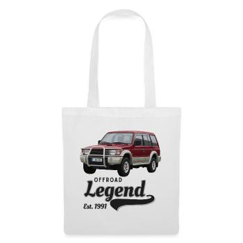 Légende tout-terrain - Sac en tissu - blanc - Devant