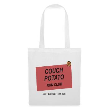 Couchpotato Laufclub - Stoffbeutel - Weiß - Vorne
