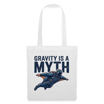 Gravität Mythos – Astronautenflug - Stoffbeutel - Weiß - Vorne
