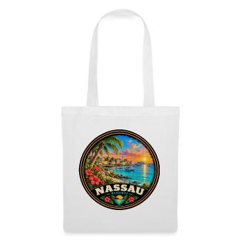 Nassau Bahamas Strand Urlaub Tauchen Korallenriff - Stoffbeutel - Weiß - Vorne