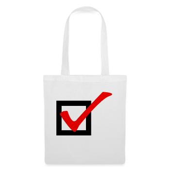 Tick off - Tote Bag - white - Front