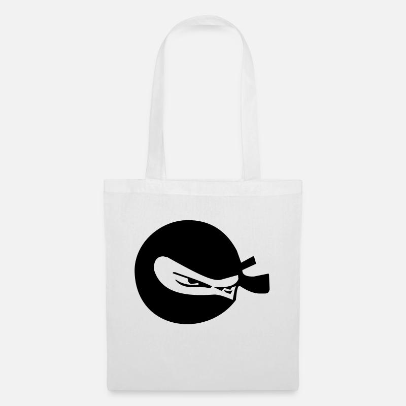 Ninja - Stoffbeutel - Weiß