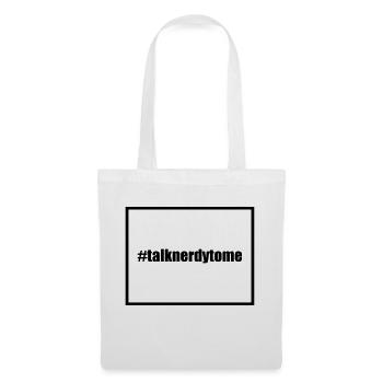 Talk Nerdy - Sac en tissu - blanc - Devant