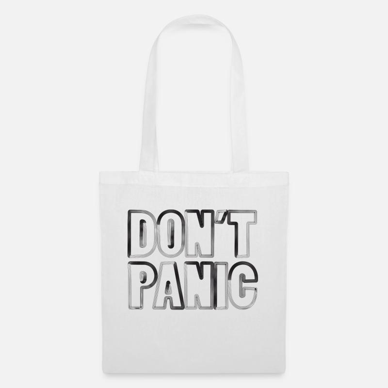 Don't Panic - Tote Bag - white