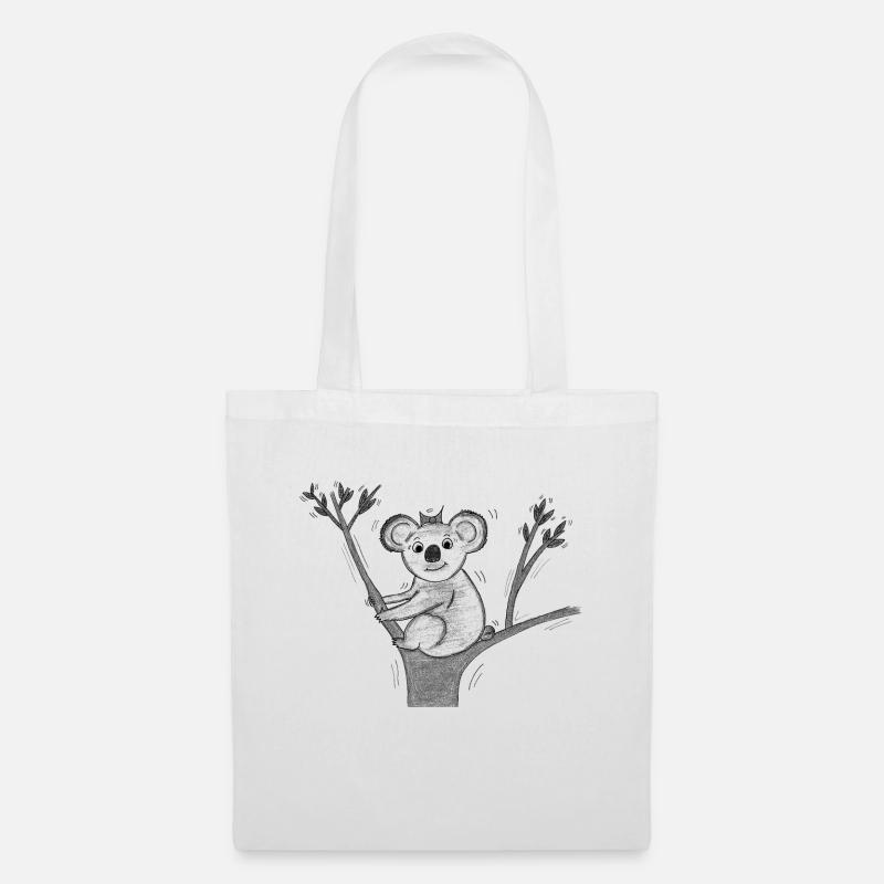 koala - Stoffbeutel - Weiß