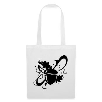 Acorn with oak leaves - Tote Bag - white - Front