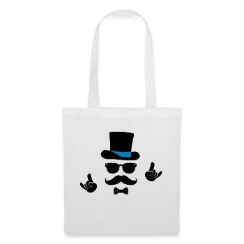 Hispter cool mariage EVG EVJF fête anniversaire - Sac en tissu - blanc - Devant