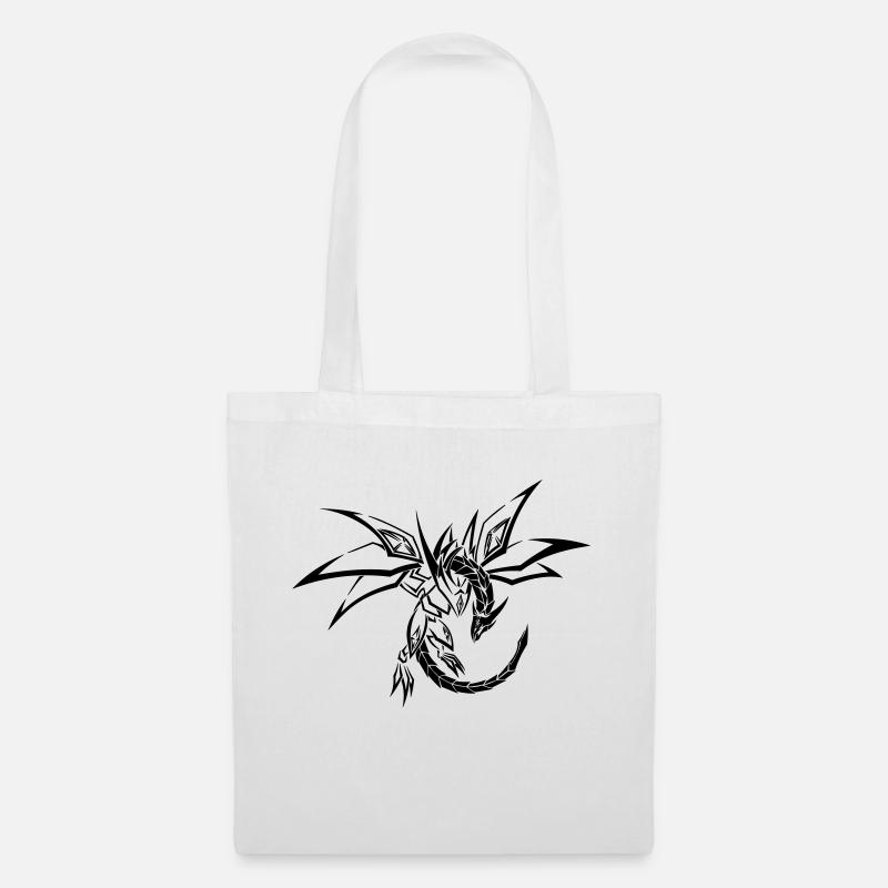 Dragontribal - Stoffbeutel - Weiß