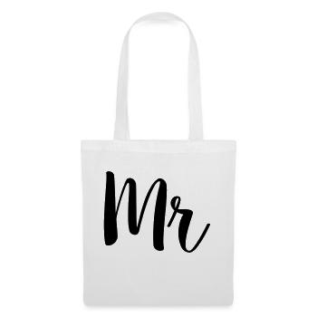 mr simple - Stoffbeutel - Weiß - Vorne