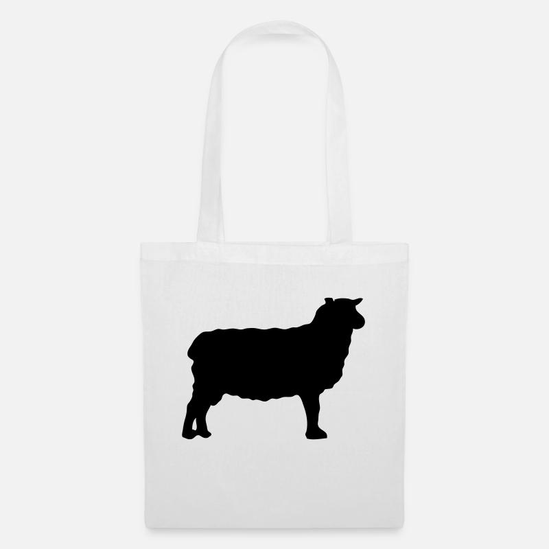 sheep sheep silhouette shadow Shadow2 - Tote Bag - white