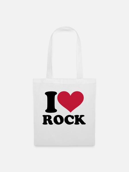Rock - Stoffbeutel - Weiß