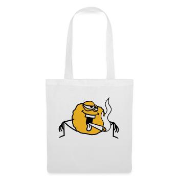 stoned kiffen stony hemp weed smoking joi - Tote Bag - white - Front